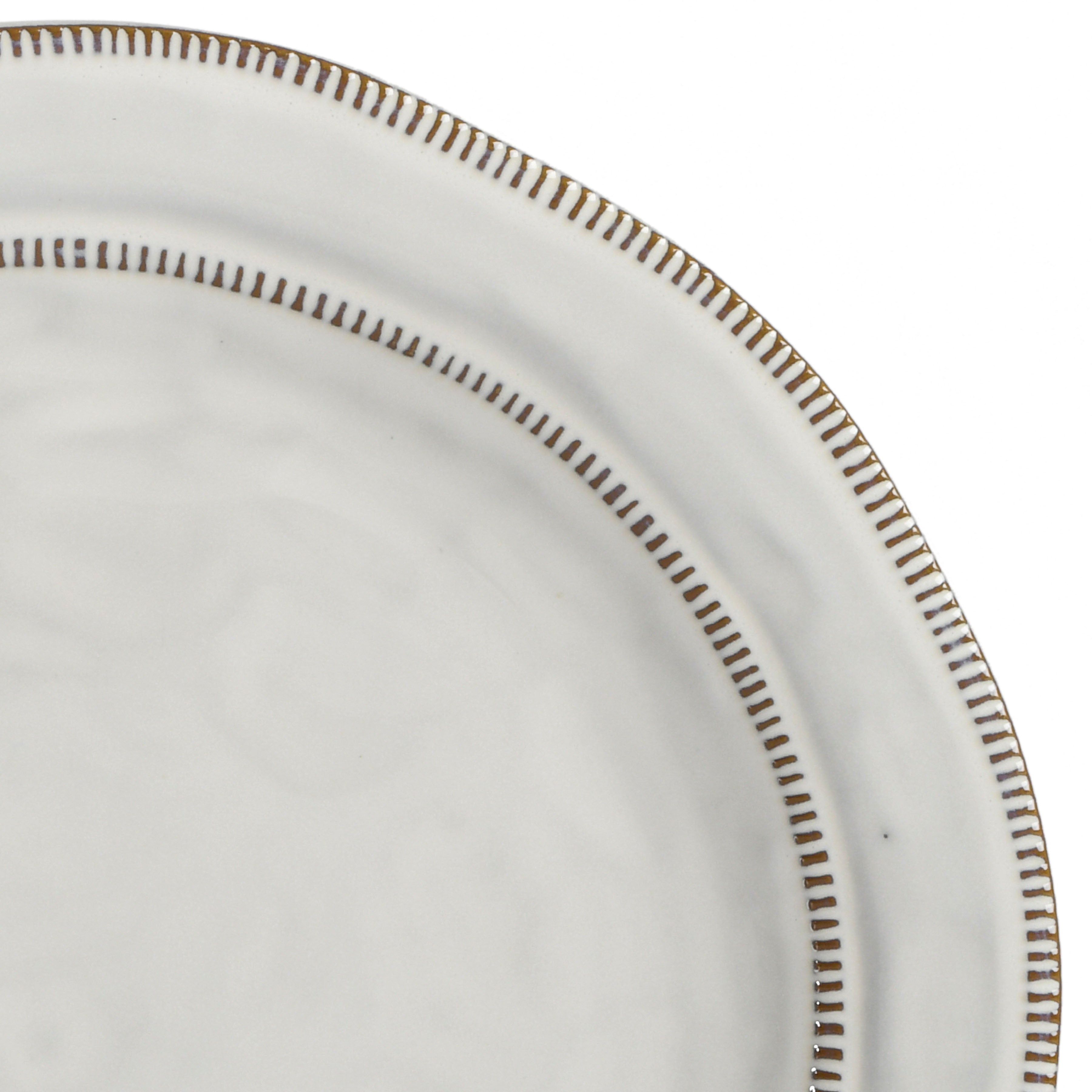 Gibson Elite Terranea 12-Piece Reactive Terracotta Dinnerware Set