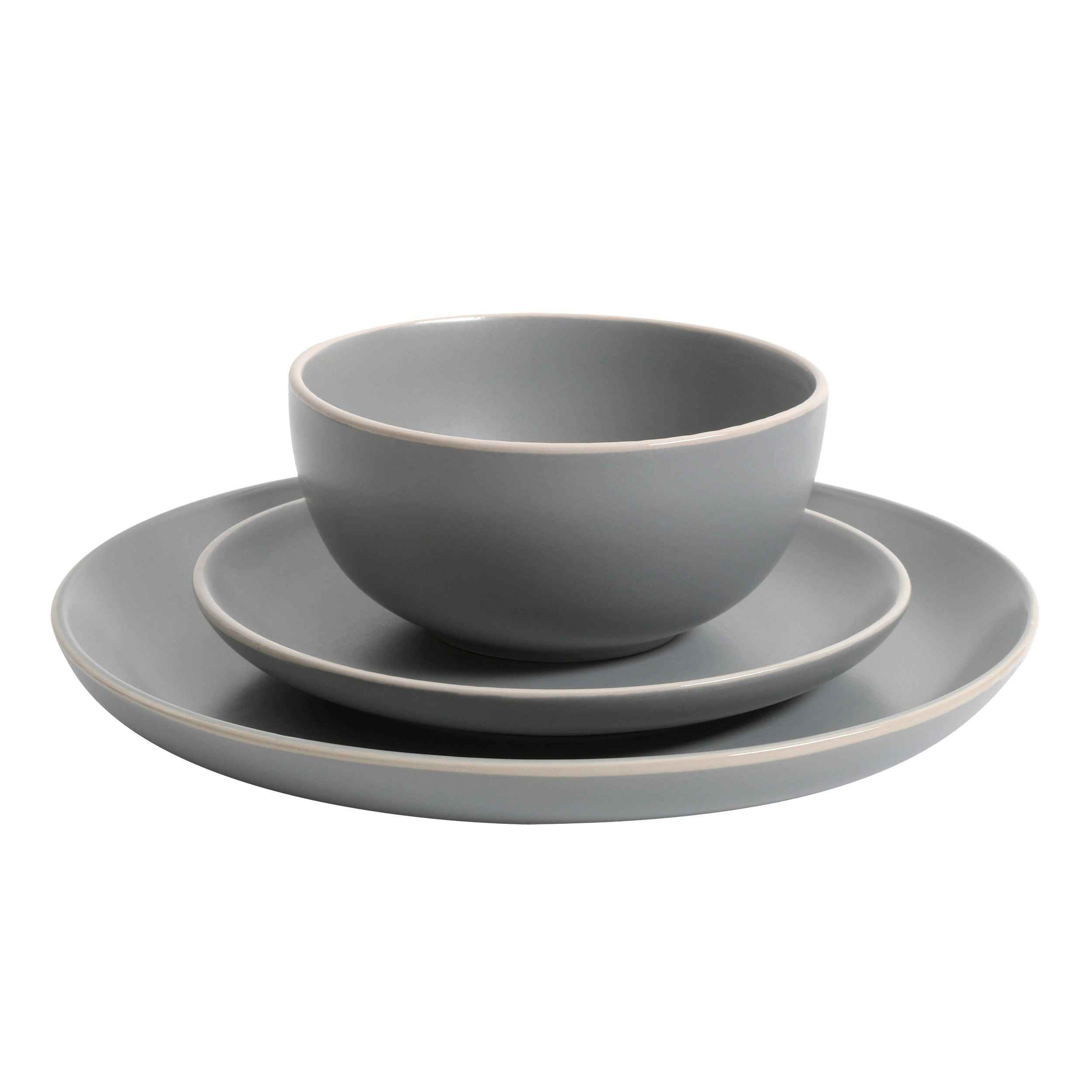 Gibson Home Rockaway 12-Piece Stoneware Dinnerware Set
