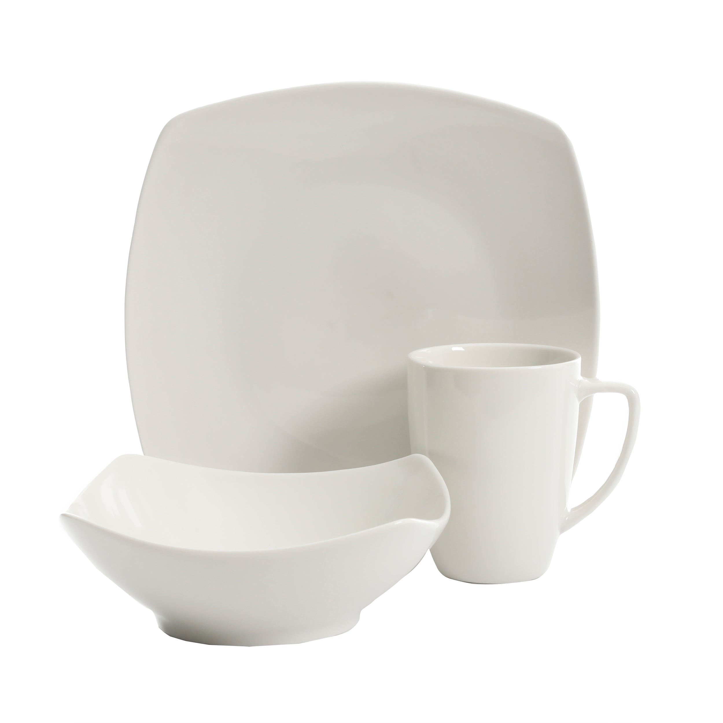 Gibson Home Zen Buffet 12-Piece Porcelain Dinnerware Set