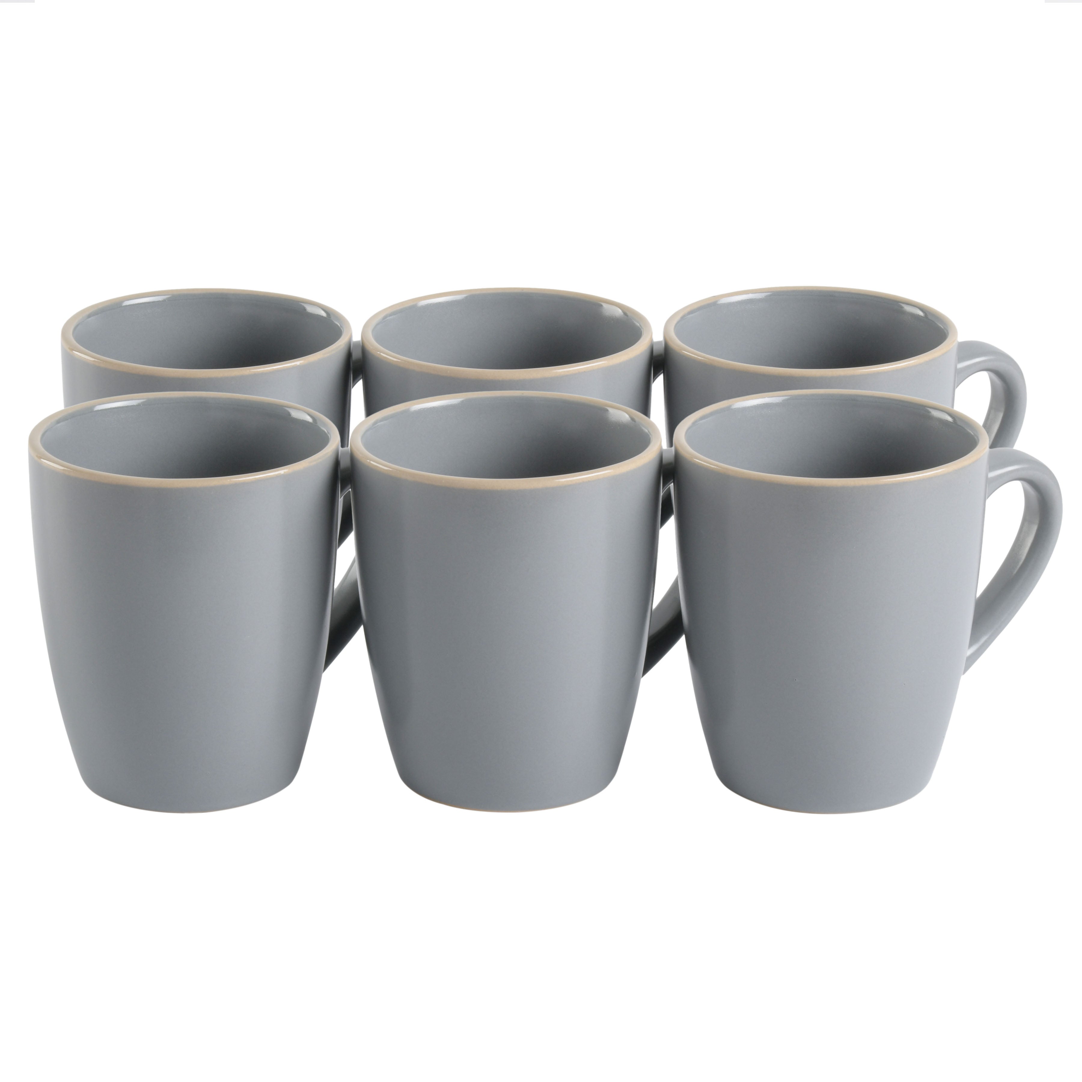 Gibson Home Rockaway 6-Piece 12.5oz Mug Set