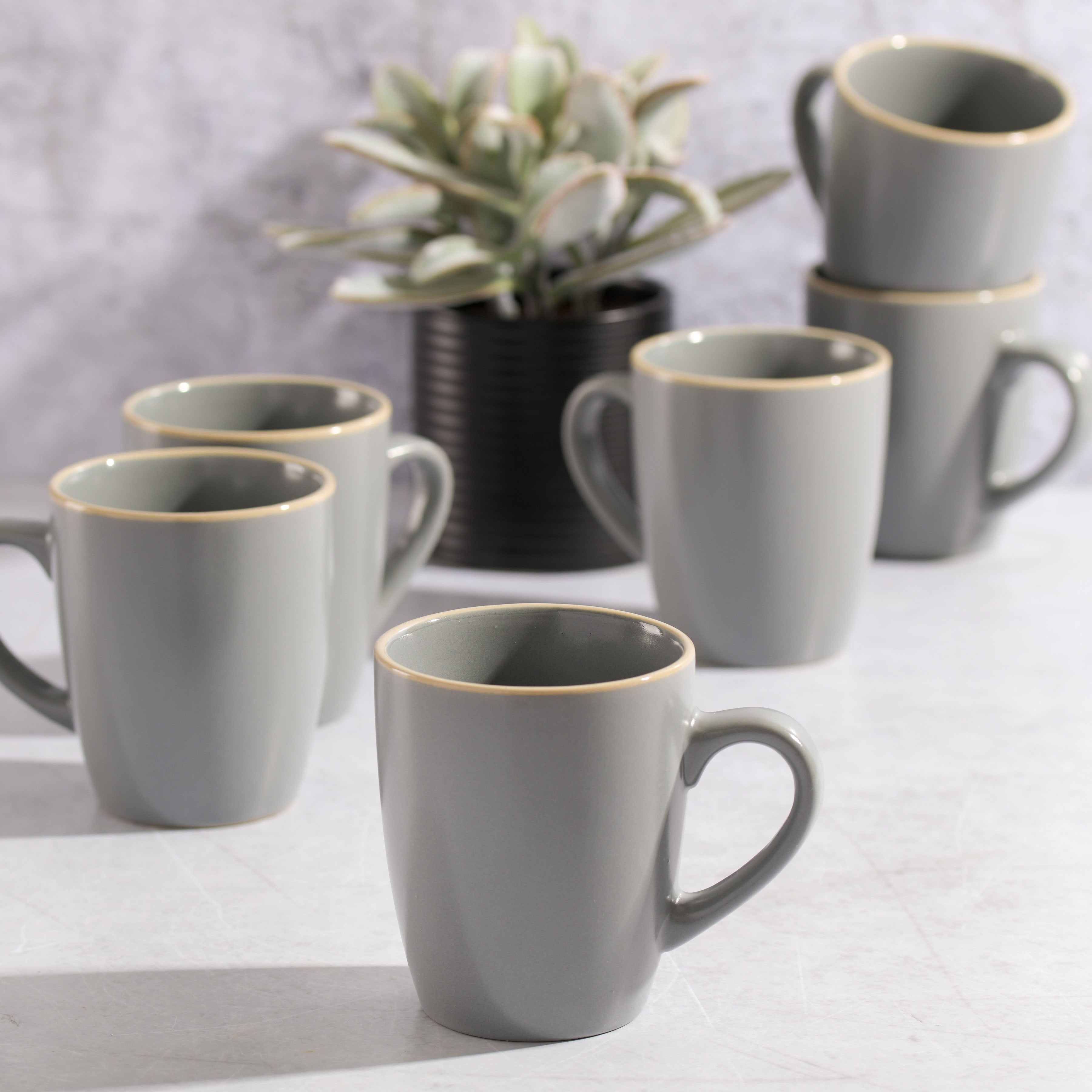 Gibson Home Rockaway 6-Piece 12.5oz Mug Set