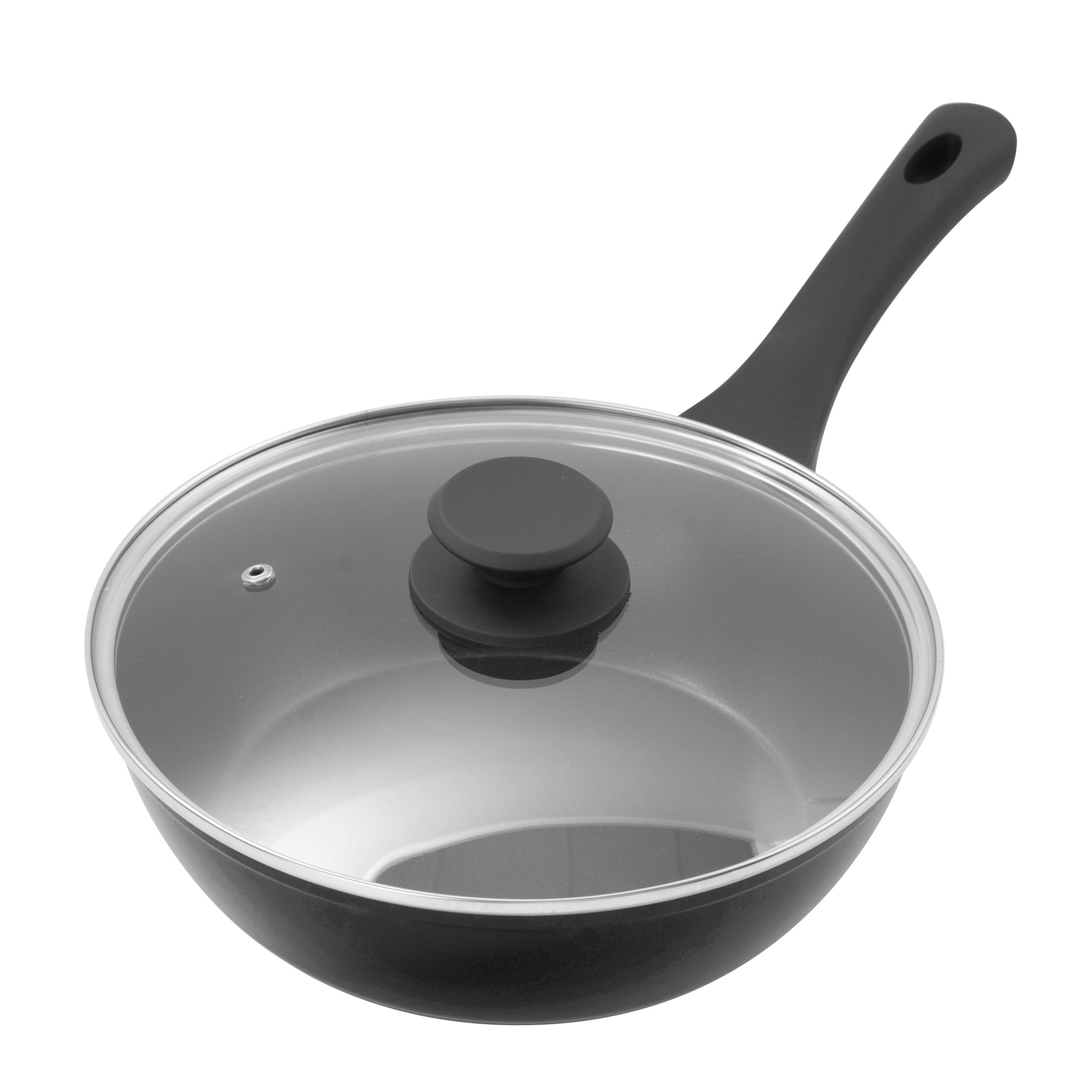 Gibson Soho Lounge 15-Piece Aluminum Cookware Set w/ Bakelite Handles and Glass Lids
