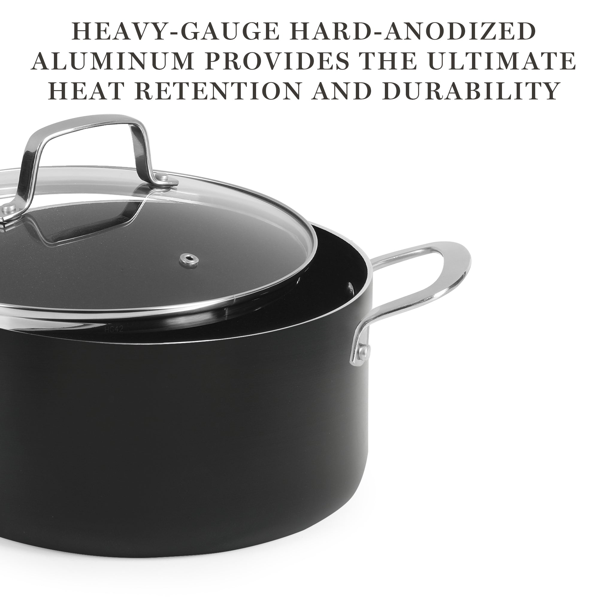 Martha Stewart Bosworth 10-Piece Hard Anodized Cookware Set