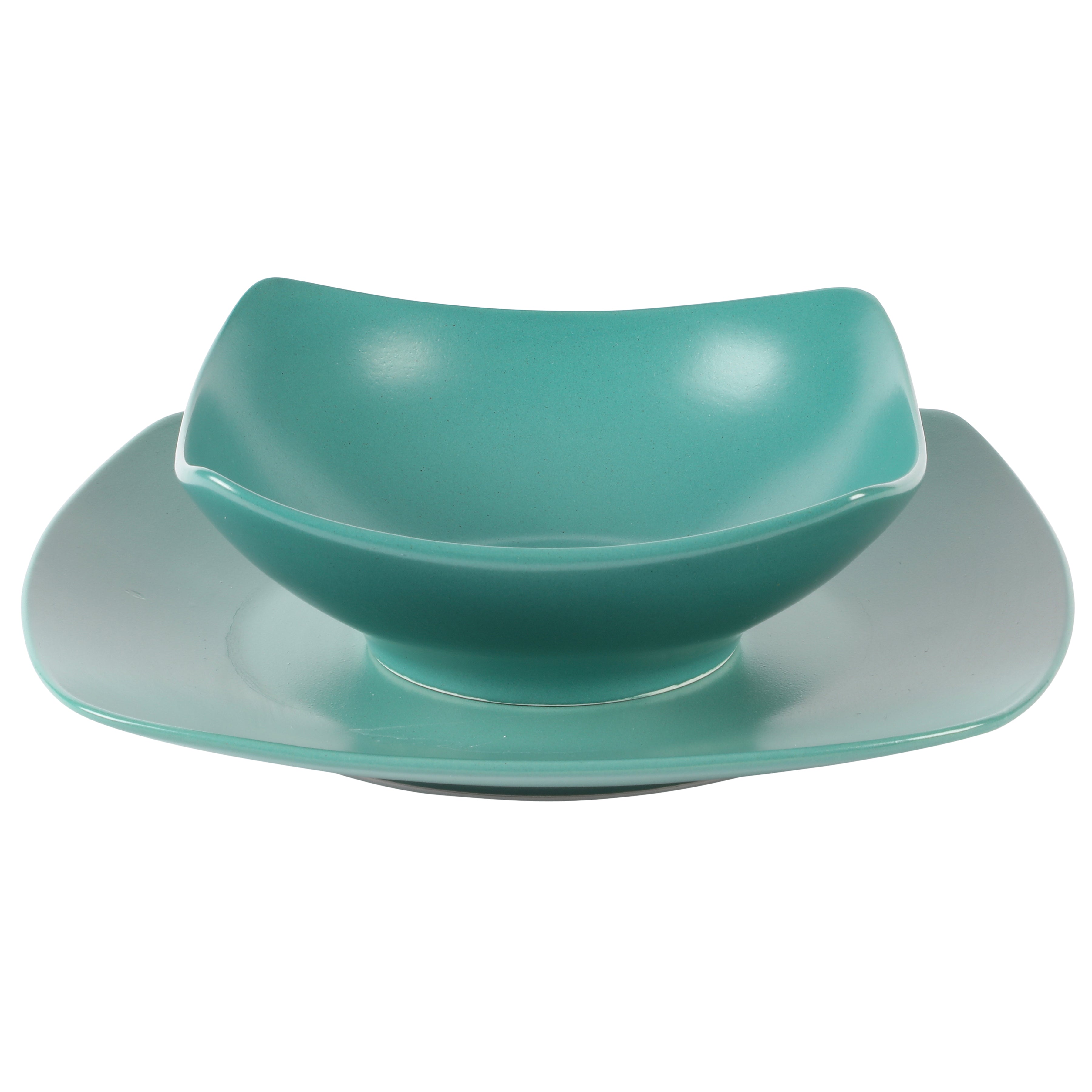 Gibson Home Zen Buffet Matte Porcelain 8-Piece Dinnerware Set