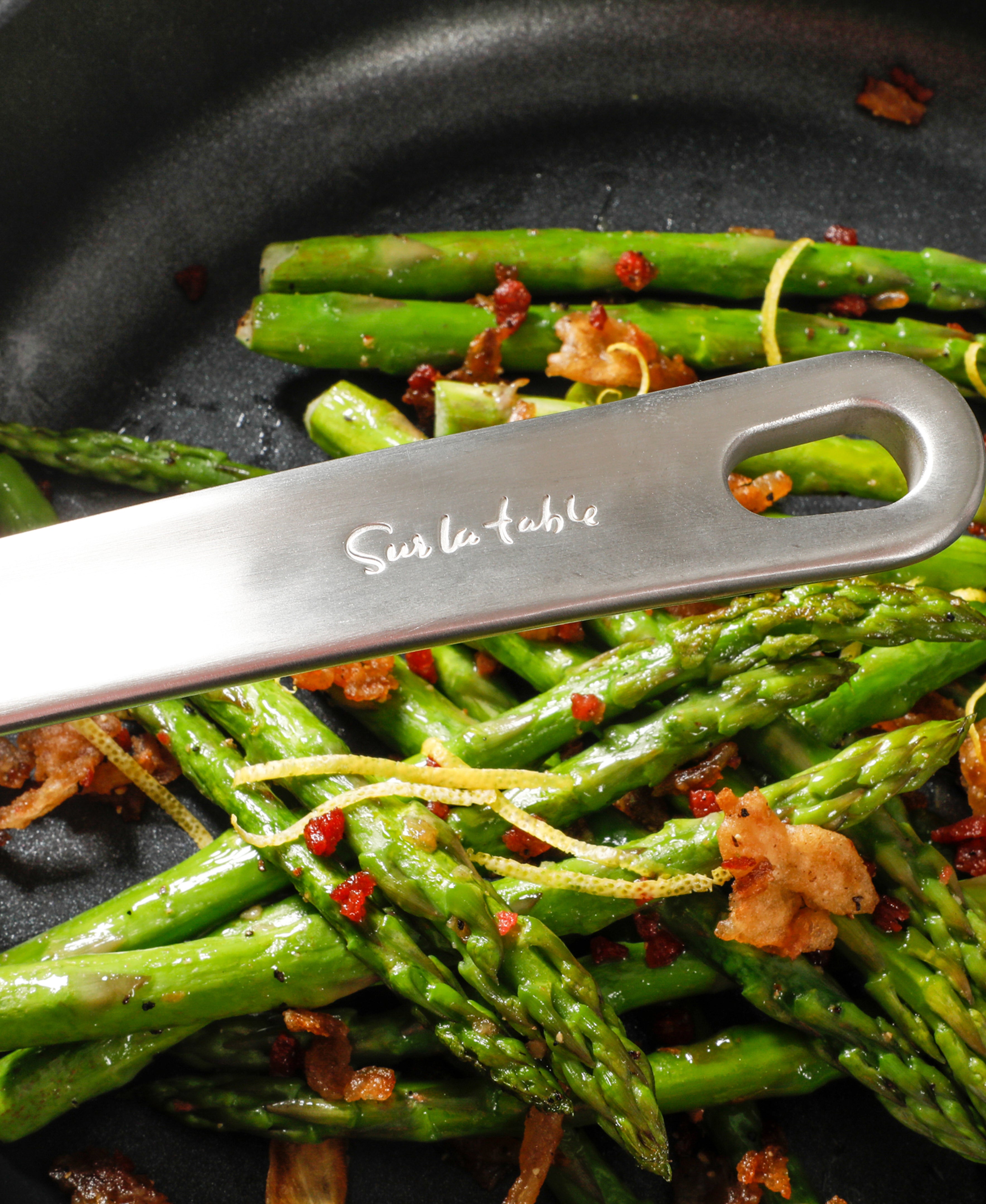 Sur La Table Market 10-Piece Premium Nonstick Hard Anodized Aluminum Cookware Set w/ Glass Lids