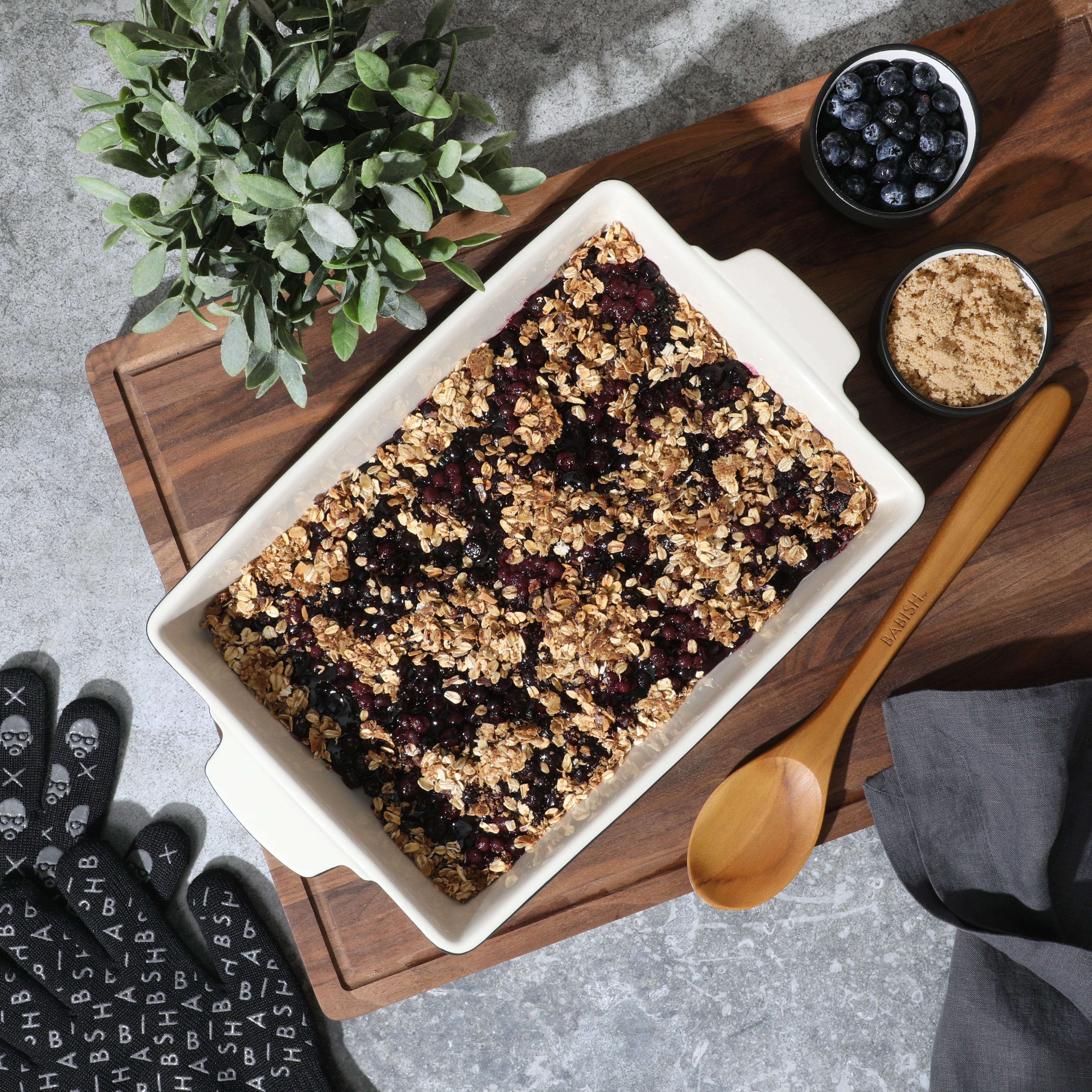 Babish Large Rectangular Stoneware Baker