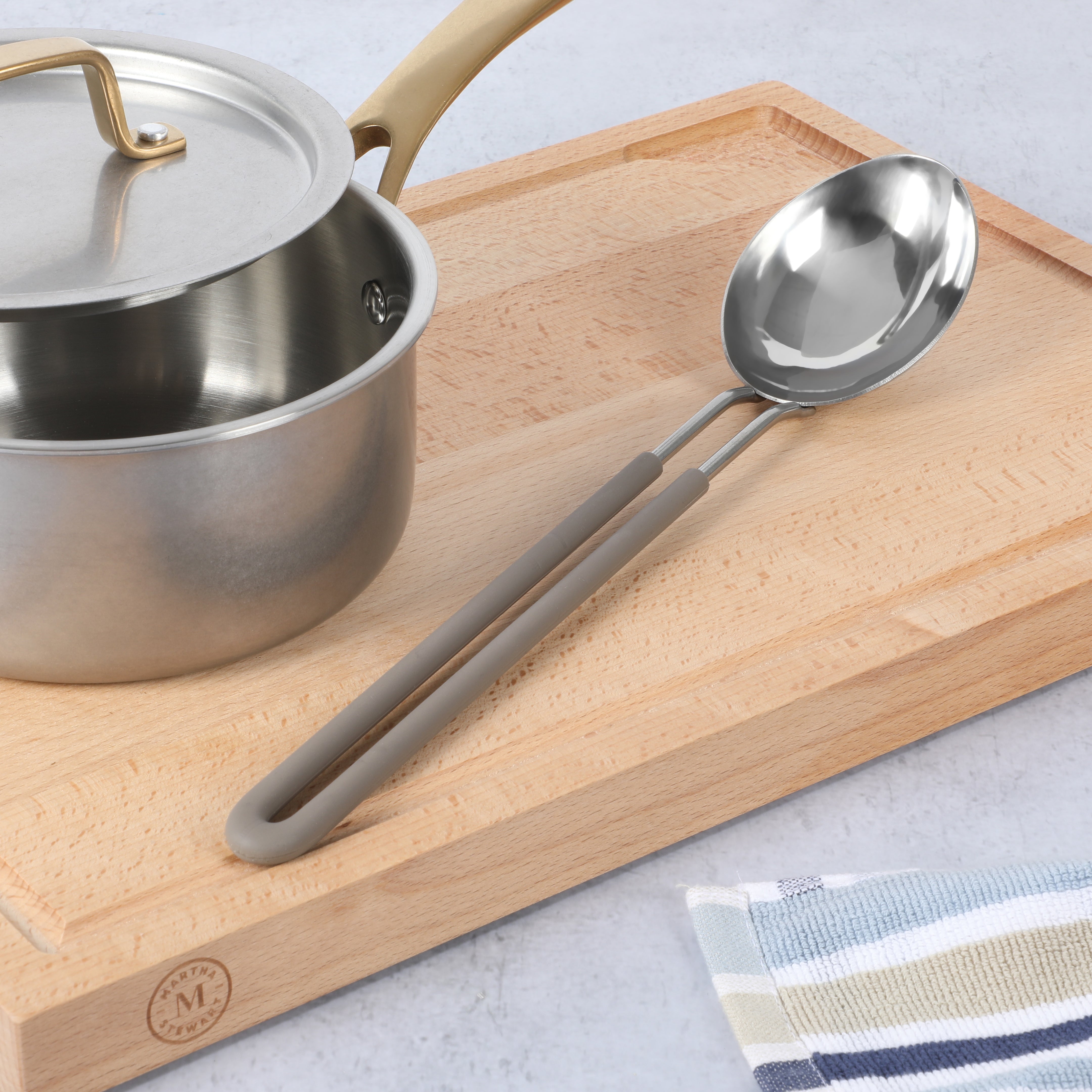 Martha Stewart 5-Piece Sprucedale Stainless Steel Kitchen Tools and Gadget Set