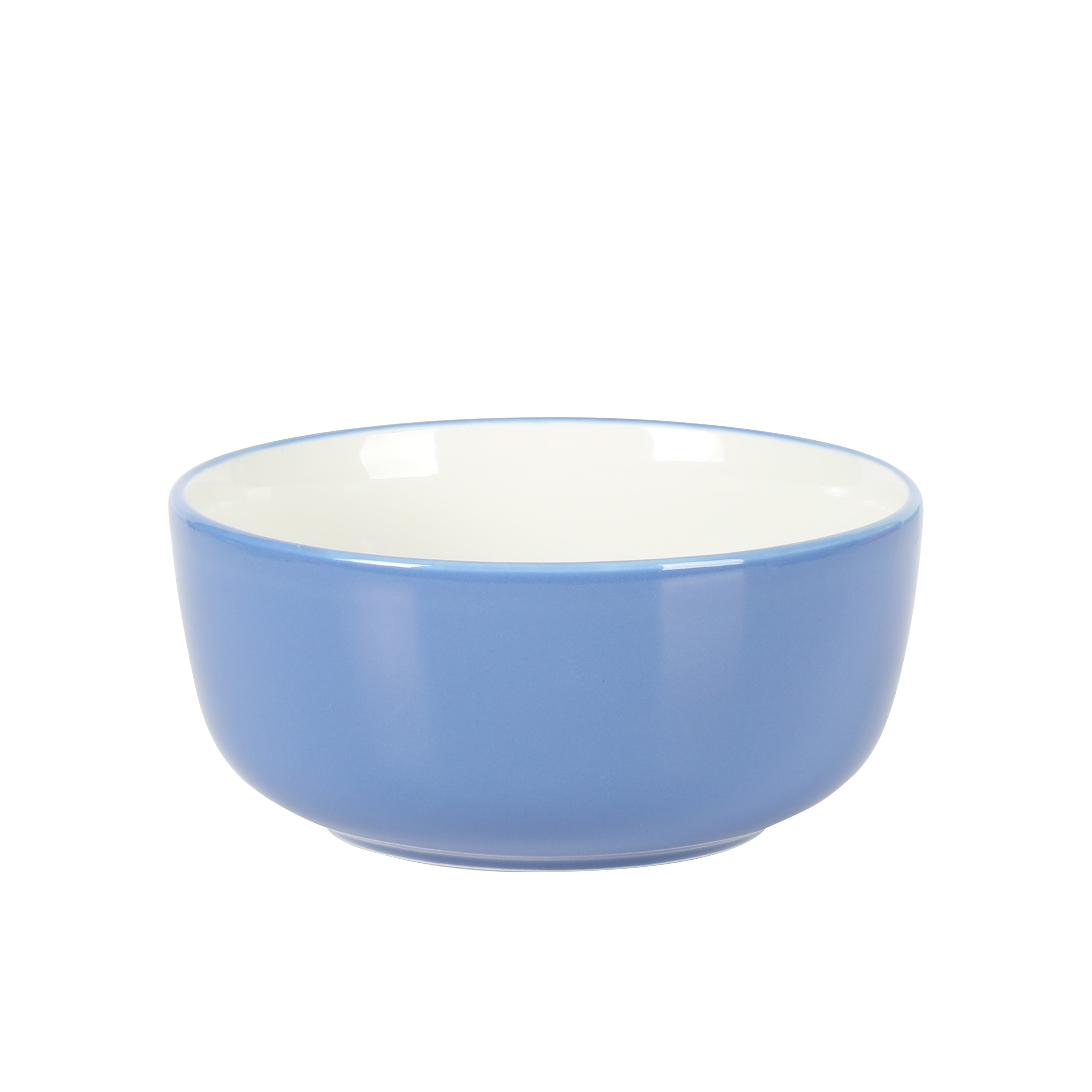 Sur La Table Kitchen Essentials 16-Piece Two-Tone Porcelain Dinnerware Plates and Bowls Set
