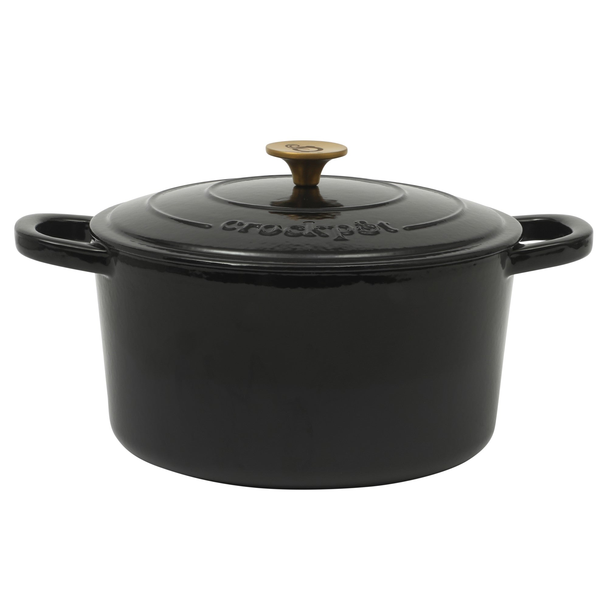Crock Pot Artisan 7-Quart Round Enameled Cast Iron Dutch Oven