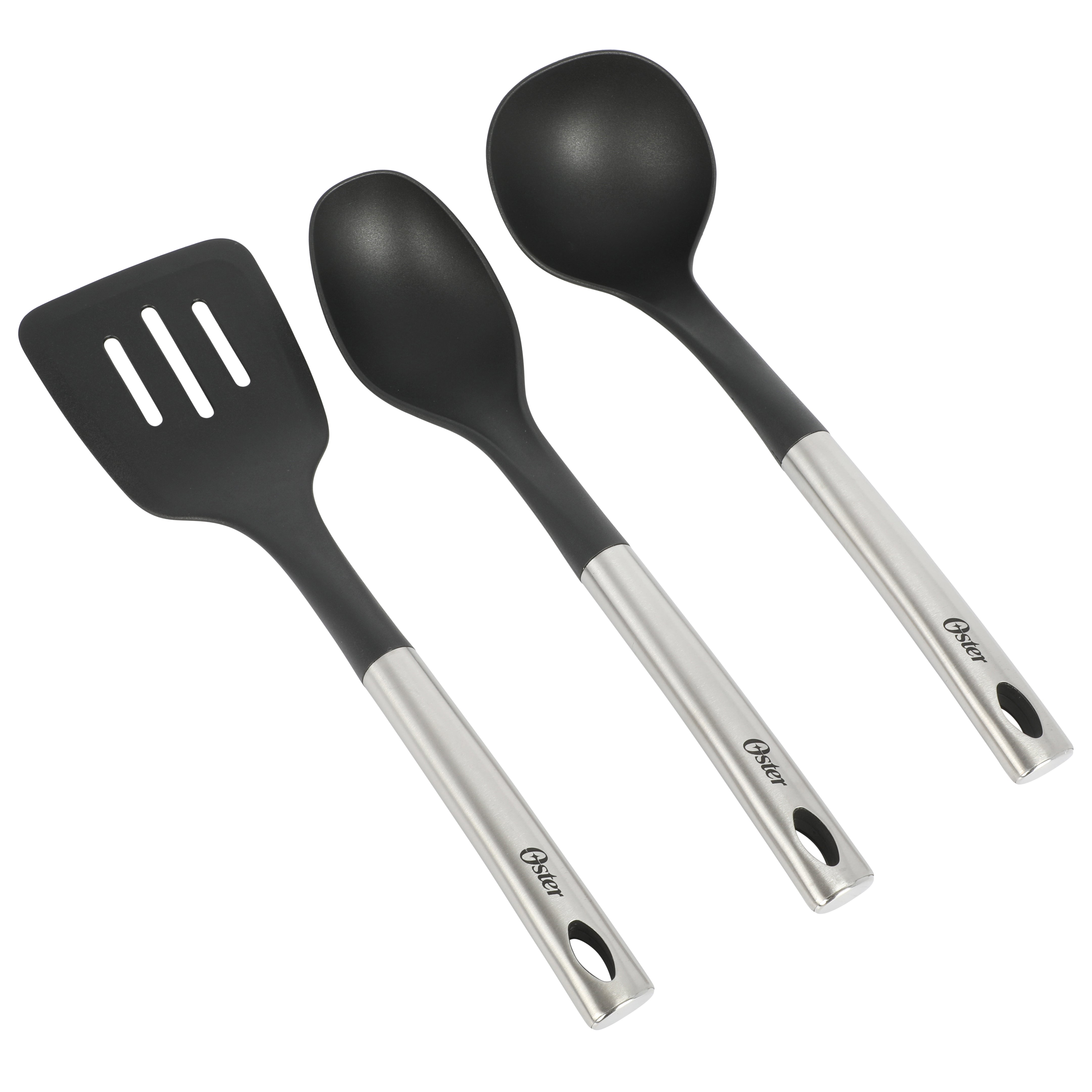 Oster Sangerfield 12-Piece Stainless Steel Cookware Set w/ Kitchen Tools