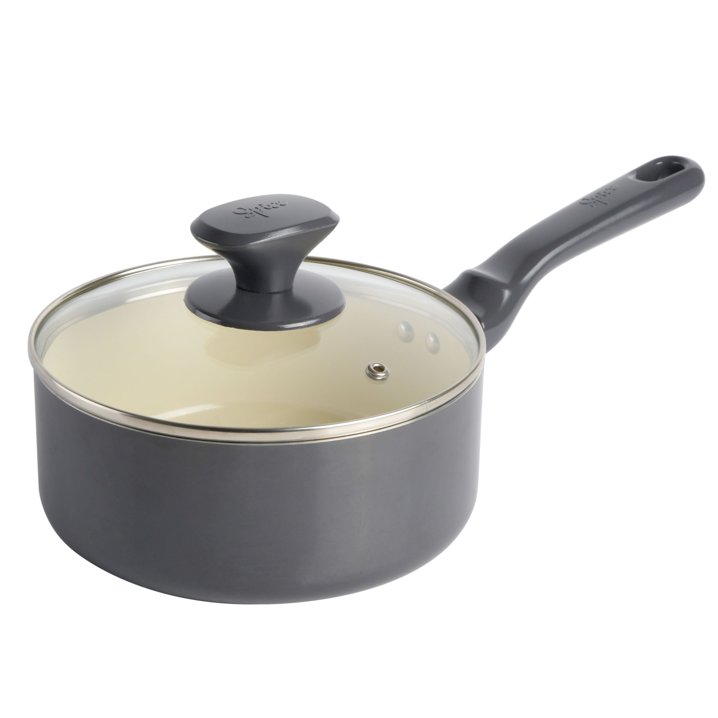 Spice by Tia Mowry 10-Piece Aluminum Cookware Set w/ Healthy Non-Stick Ceramic Interior