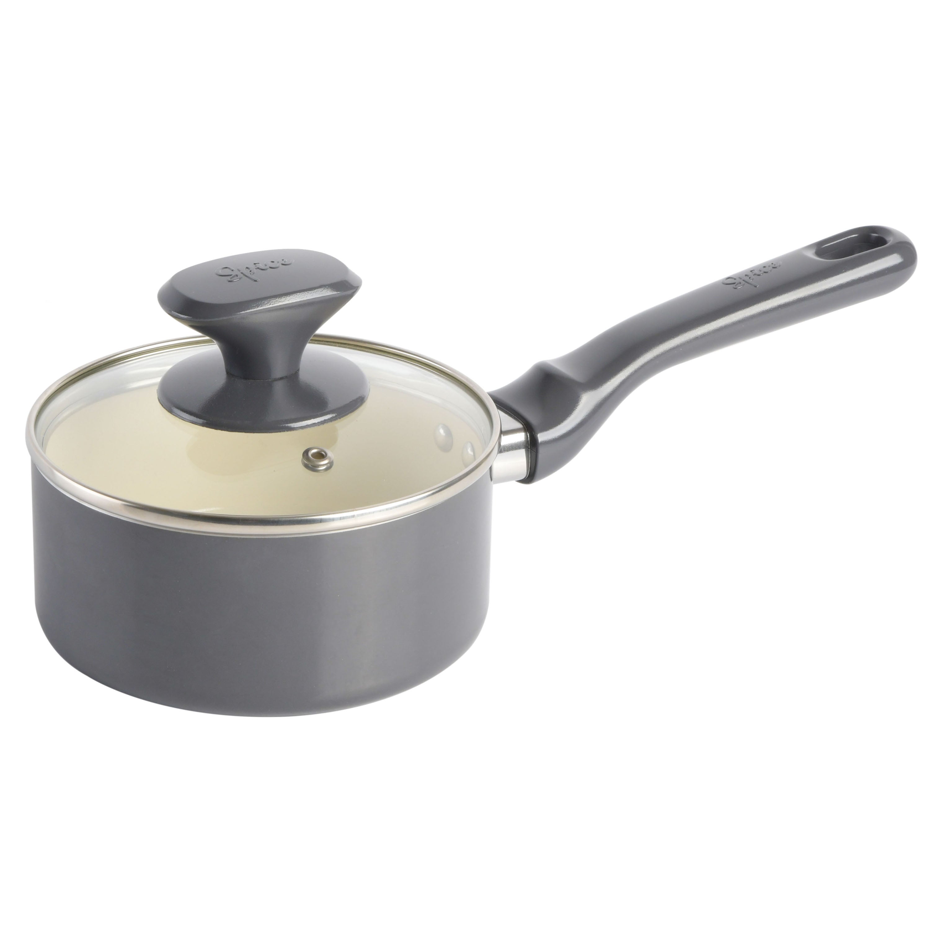 Spice by Tia Mowry 10-Piece Aluminum Cookware Set w/ Healthy Non-Stick Ceramic Interior
