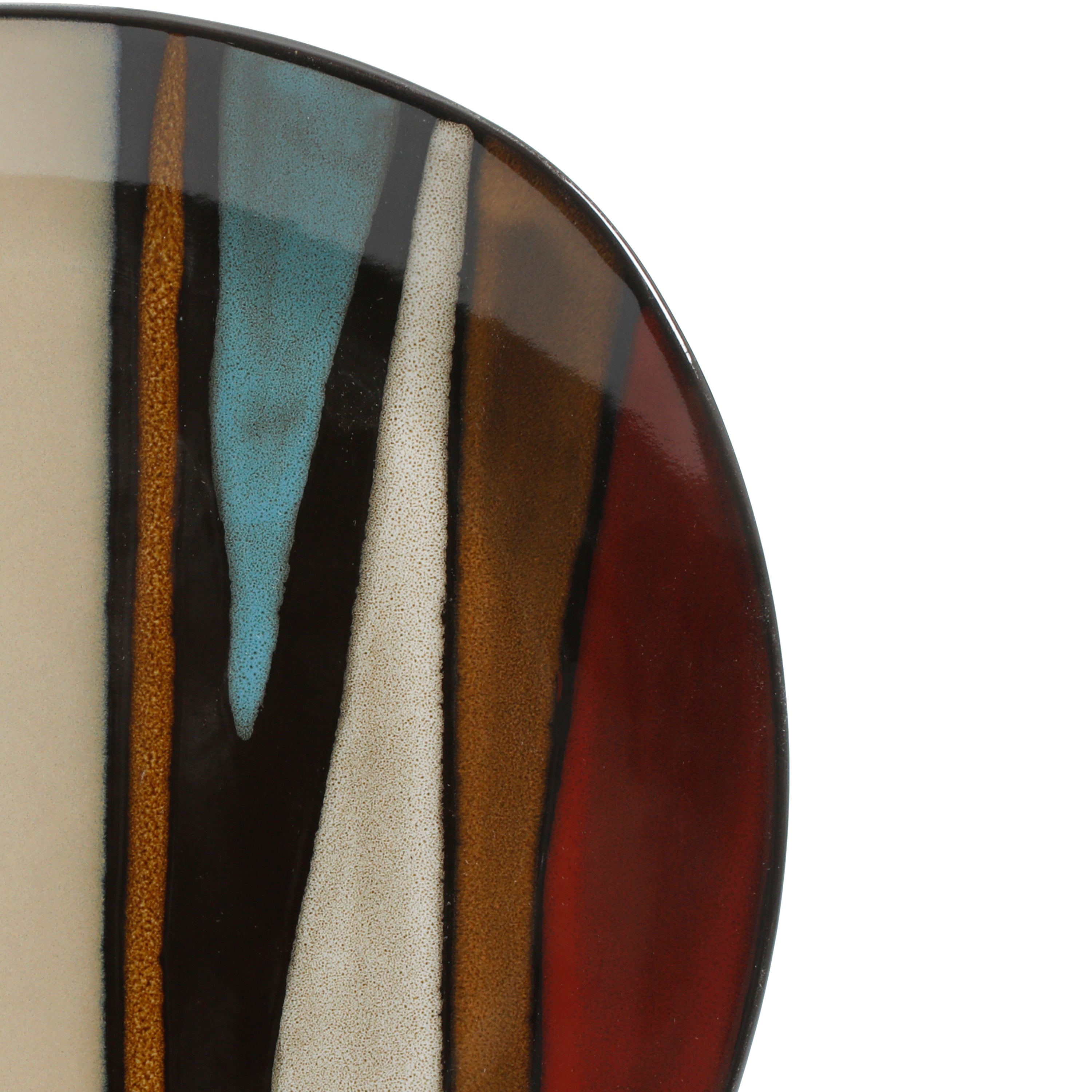 Gibson Elite Althea 16-Piece Stoneware Reactive Dinnerware Set