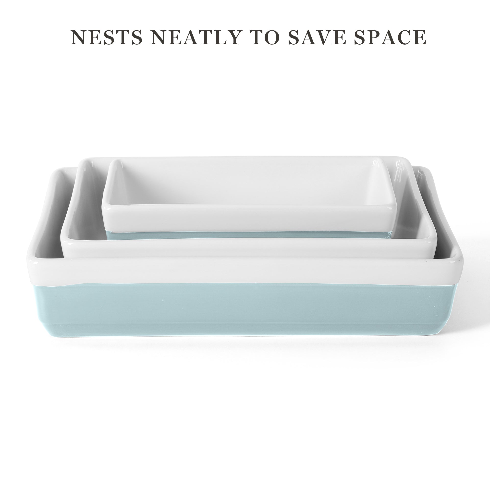 Martha Stewart 3-Piece Oven to Table Stoneware Baker Set