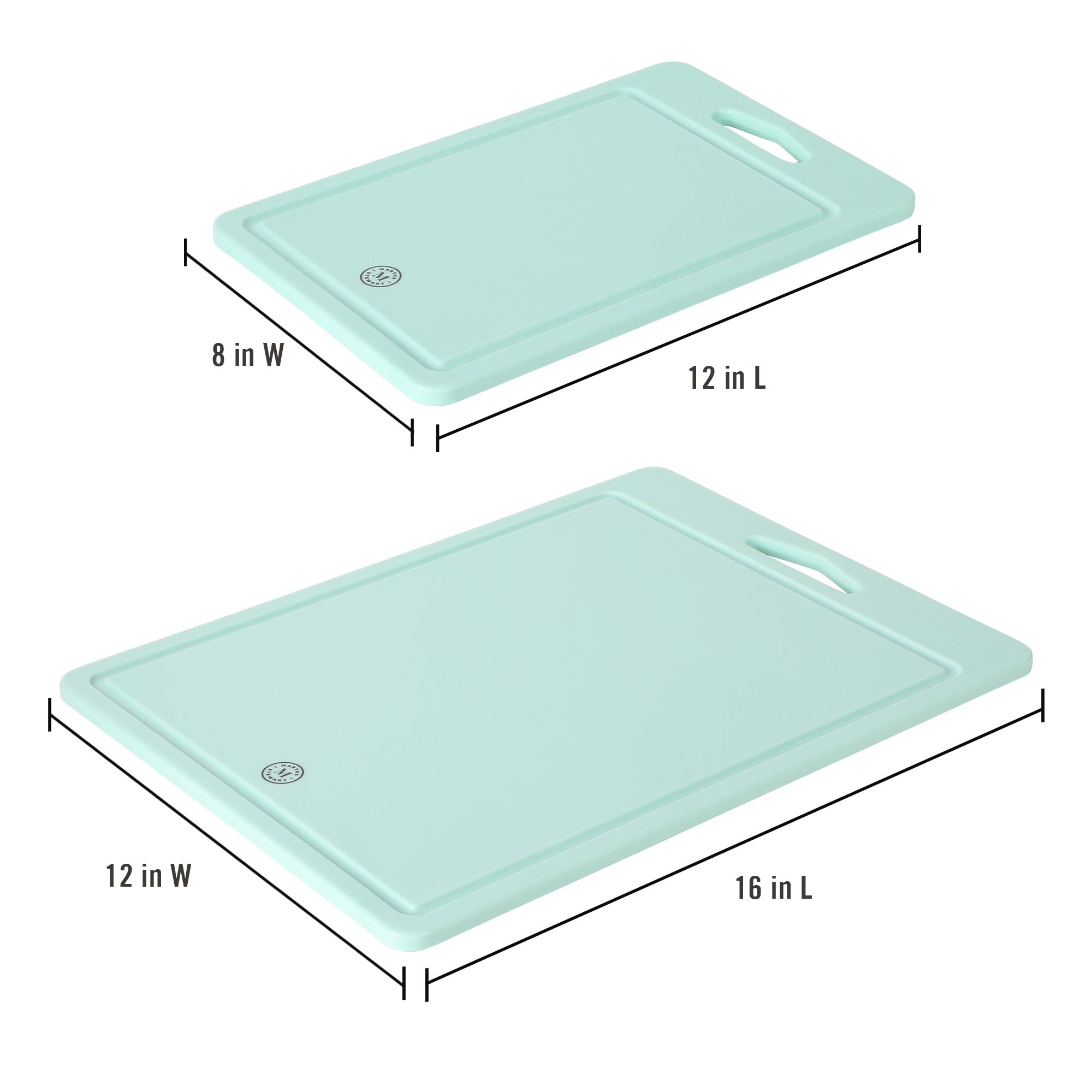 Martha Stewart Polypropylene Cutting Boards 2-Pack