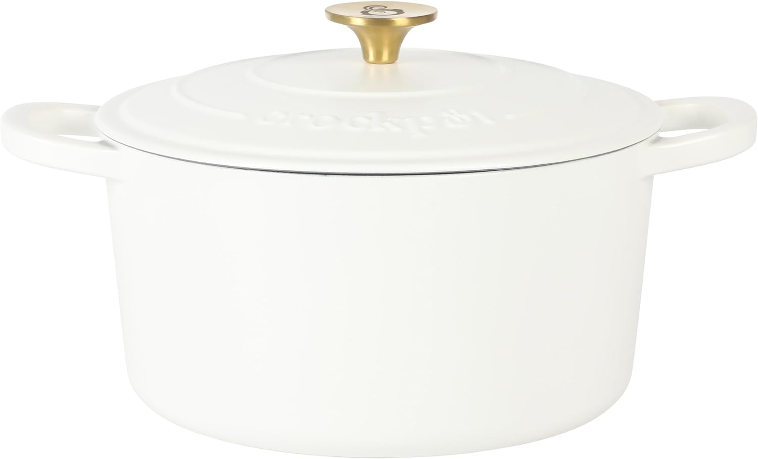 Crock Pot Artisan 7-Quart Round Enameled Cast Iron Dutch Oven