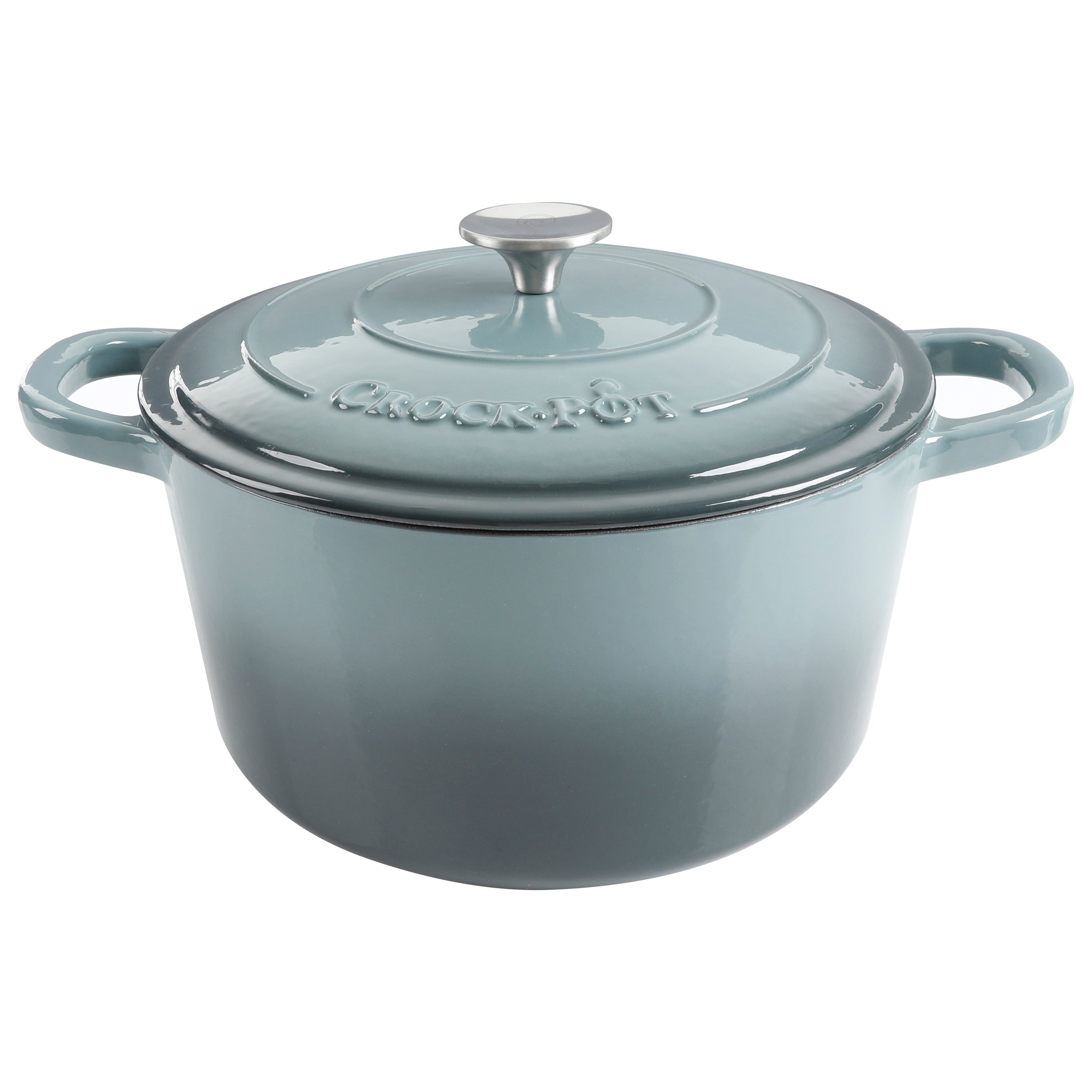 Crock Pot Artisan 7-Quart Round Enameled Cast Iron Dutch Oven
