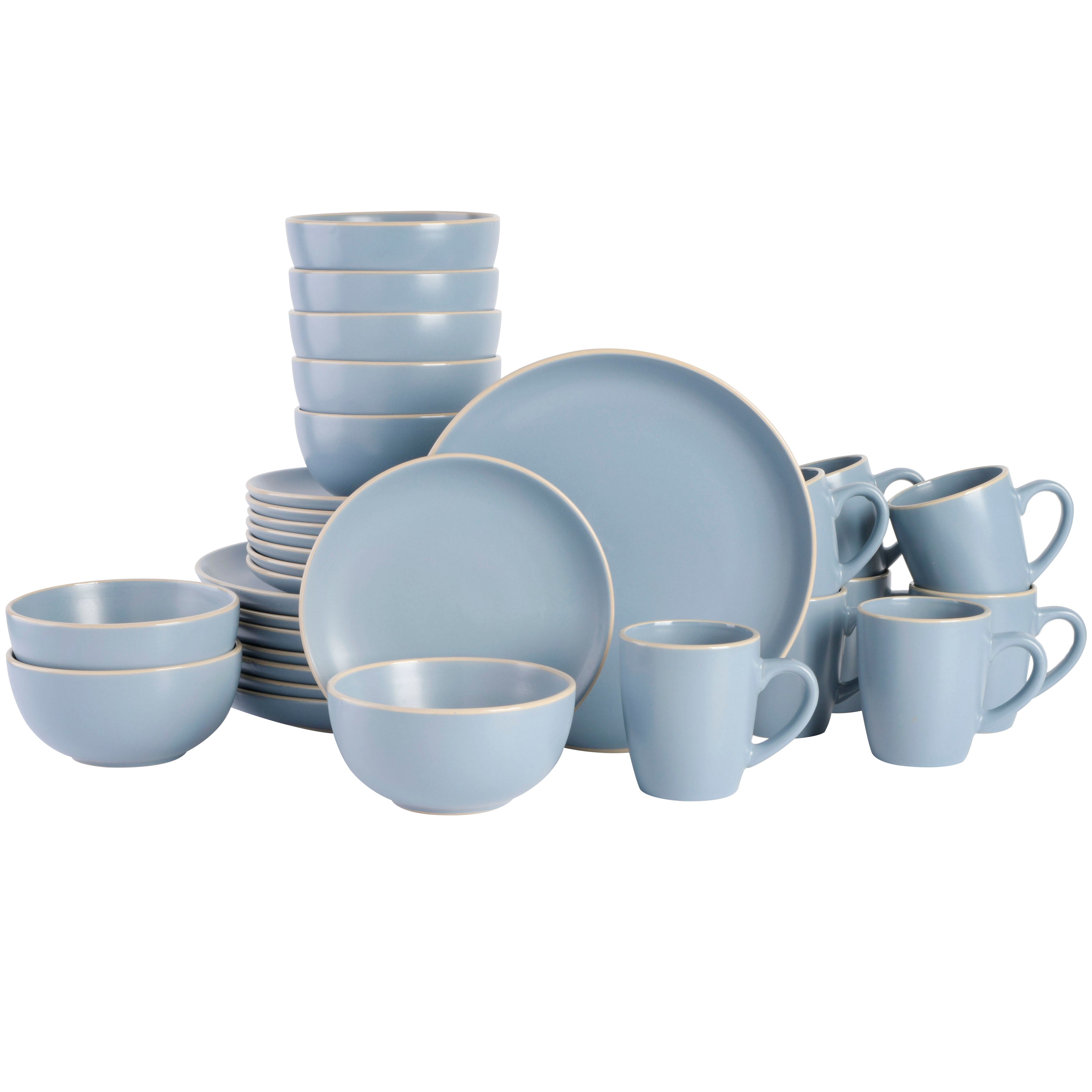 Gibson Home Rockaway 32-Piece Dinnerware Set